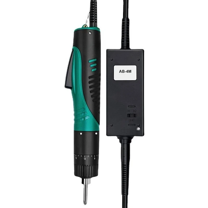 AB-4M/5M Electric Adjustable Large Torque Industrial Brushed Straight Plug-in Wired Electric Batch Electric Screwdriver Set