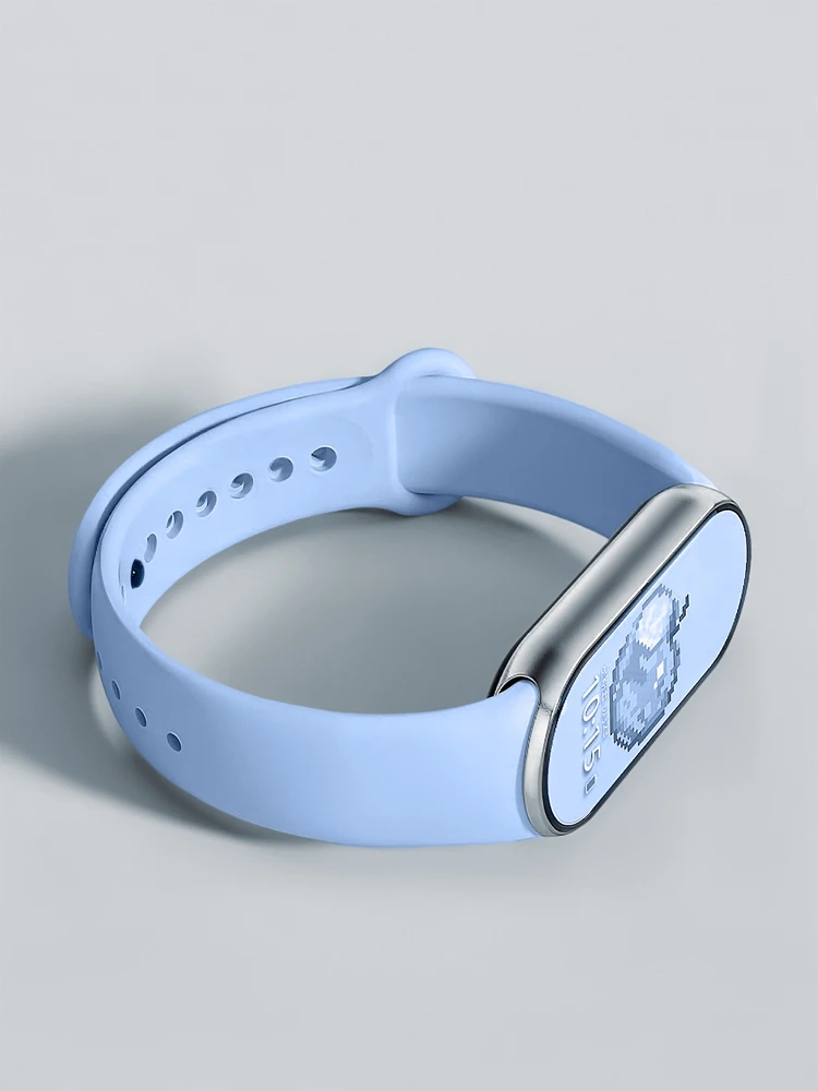 샤오미 미 밴드 10/9/8 NFC 스마트 교체용 실리콘 스트랩 손목밴드 코레아 미 밴드 10 시계 액세서리