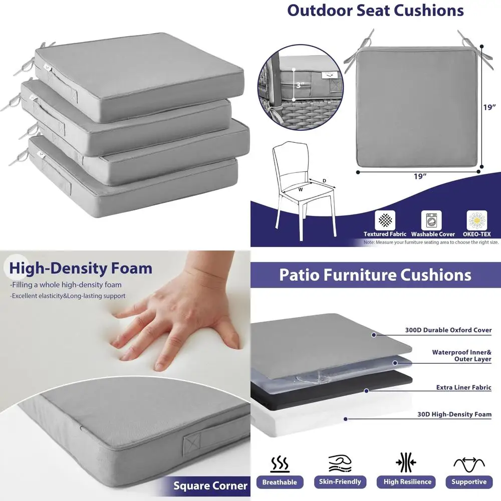 Set Of 4 Waterproof…