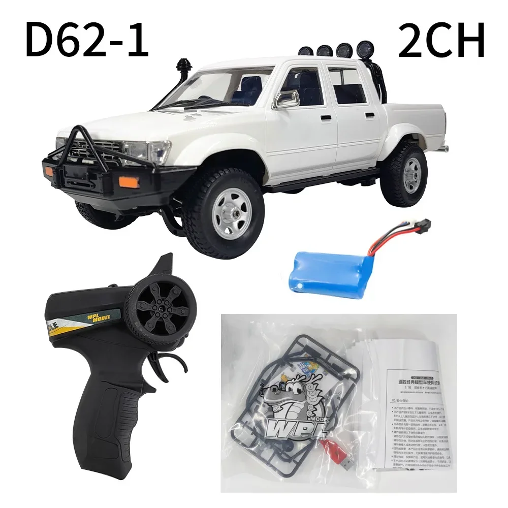 Remote Control D64 Two Wheel Drive Pickup Truck High Speed Climbing Drift Car 1:16 Children'S Gift Cross Border Naughty Dragon