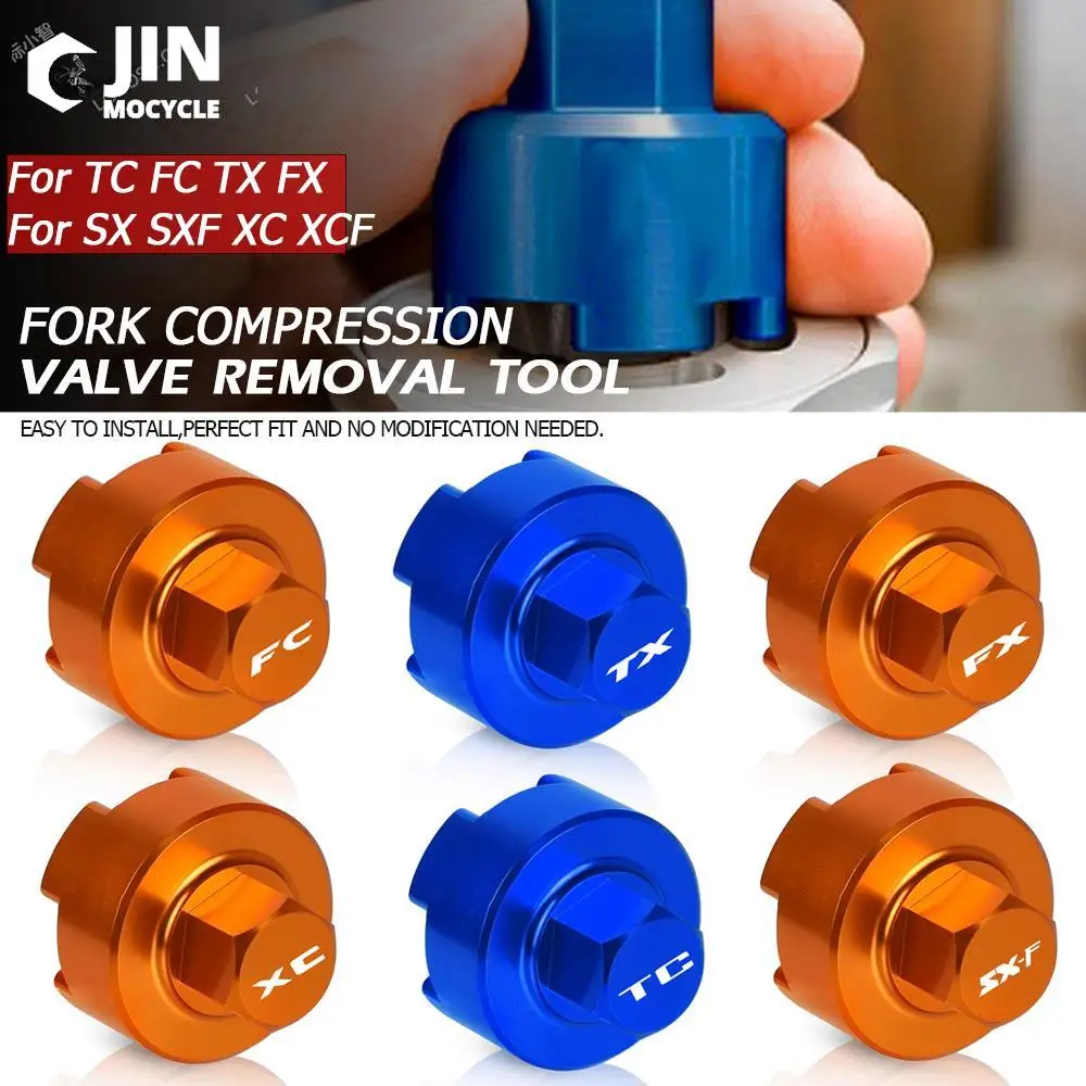 Motocross Fork Compression Valve Removal Tool For 125SX 450SXF 300XC XCF 250 SXF 450XCF HUSQVARNA TC 125 FC250 TX300 FX350 FX450