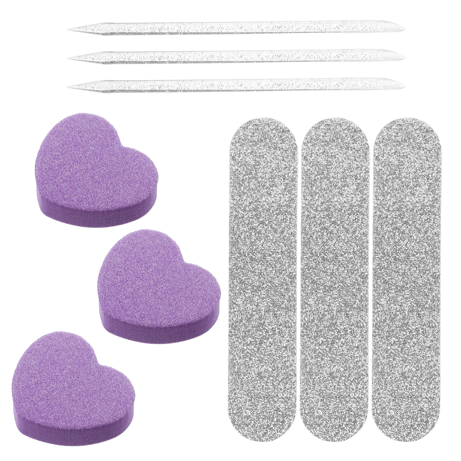 10Sets Comprehensive Nail Grooming Set Professional Tools for Home Salon Use Finger Toe Care Accessories Nail File