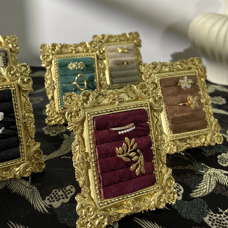 

Новая подставка для ювелирных изделий, винтажная фоторамка, поднос для колец, ювелирный магазин, стенд для хранения, реквизит для фотосъемки, декор