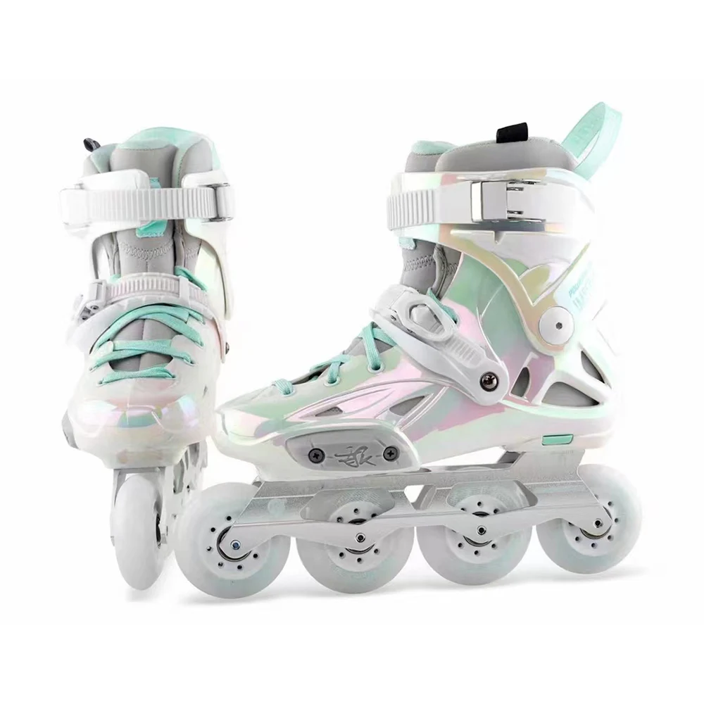 Powerslide-Patines en línea imperiales, zapatos profesionales de Slalom, sin ruedas, Color arcoíris, 100% originales, 2023