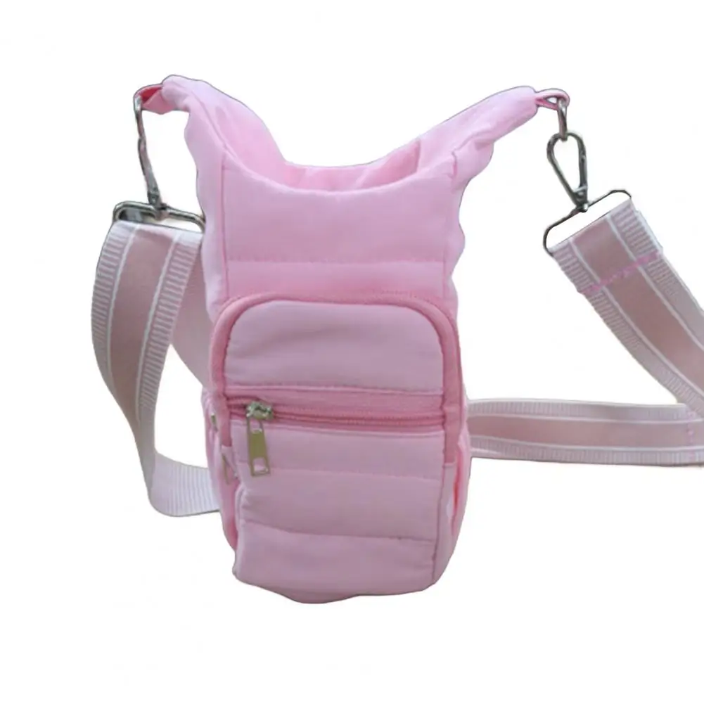 Pocket Design Shoulder Bag Water Bottle Shoulder Bag with Pockets Quilted Crossbody Water for Women for Outdoor for Camping