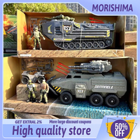 TRUE HEROES anime figure Simulation Tank Armored Vehicle Military Model action figures Room Decoration Christmas Toys for boys