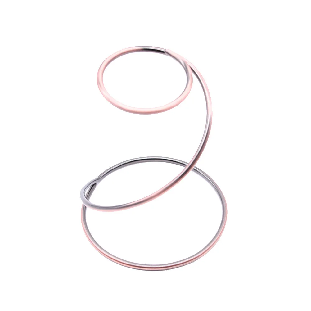 

Essential S-Shaped Iron Dripper Stand Filter Cup Holder in Brass Coffee Brewing Companion