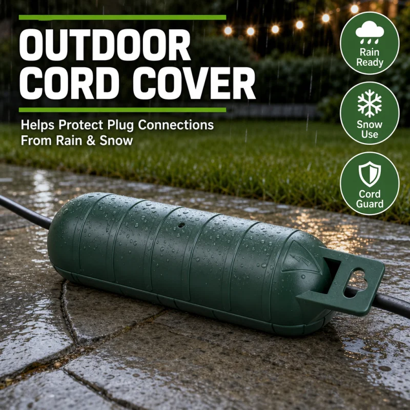 Waterproof Junction Box Outdoor Extension Cord Cover External Safety Seal of The Plug Connector Extension Socket Safety Cover