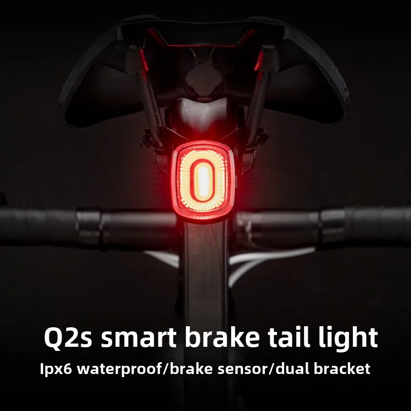 

Bicycle Night Riding Light Tail Light Smart Sensor Brake Light Mountain Road Bike Cycling Equipment Accessories