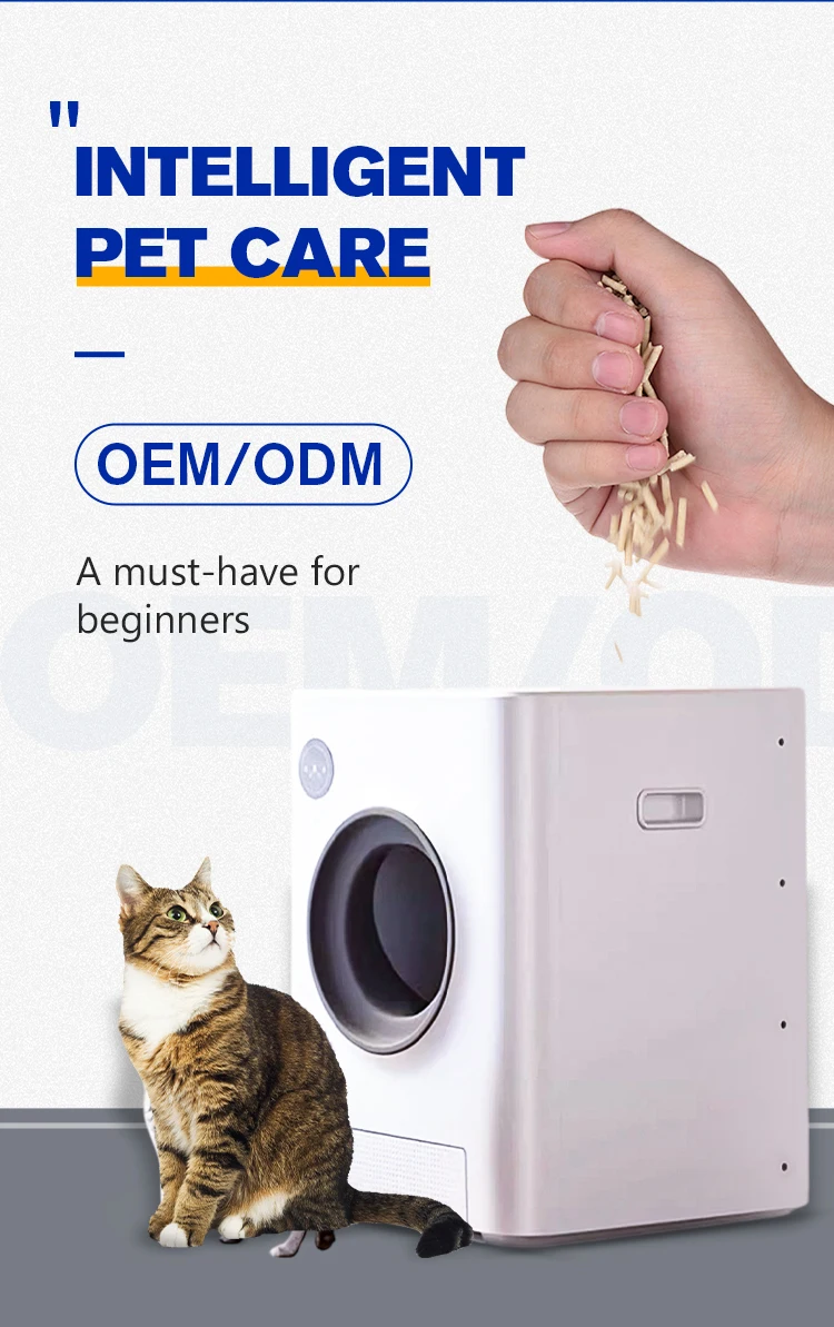 electrical hit remote control automatic cat litter box intelligent cat toilet