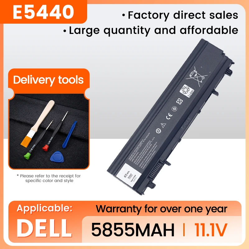 

Laptop Battery For Dell Latitude E5440 E5540 VJXMC FT6D9 0K8HC 1N9C0 FJTXY N5YH9 3K7J7 970V9 VV0NF VVONF 451-BBIE