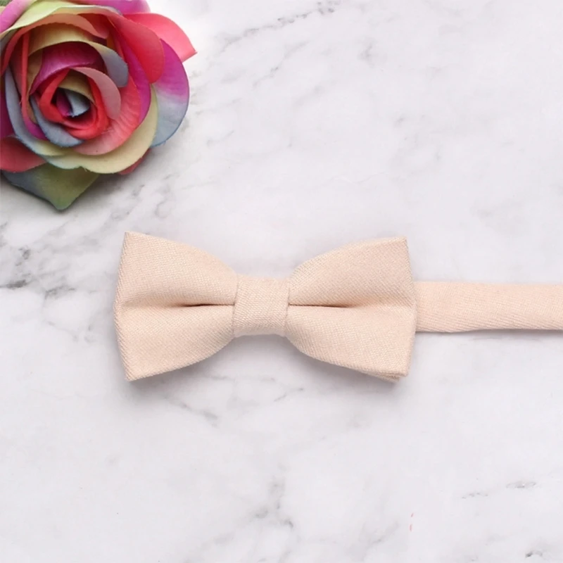 367C Polyester Silk Blend Pre Tied Bowtie Butterfly Bowknot Banquets Cravat For Wedding Anniversary Event
