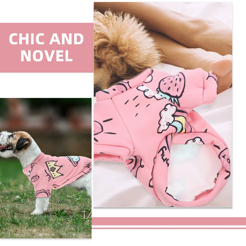 

Pet Clothes Dog Winter Outfit Warm Thick Puppy Coat Cartoon Animal Apparel For Dogs Cute Wearable Design Bright Color