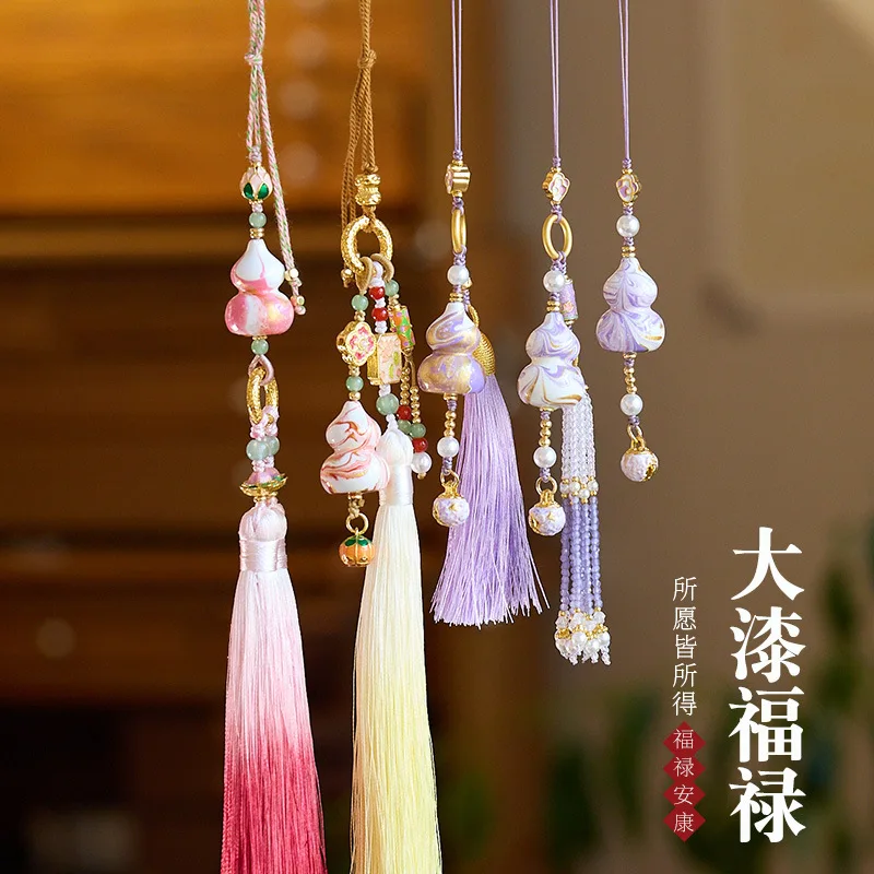 

Храм Благословение Лаковая Подвеска Тыквы Новый Китайский Стиль Тыква Подвесная Цепочка Для Мобильного Телефона Lucky Подвеска Сумка Подвеска Автомобиль Подвеска