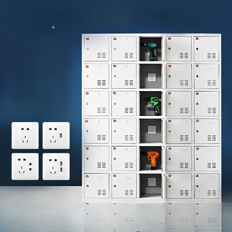 cabinet Construction site walkie-talkie storage cabinet  box Lithium battery charging storage Tablet