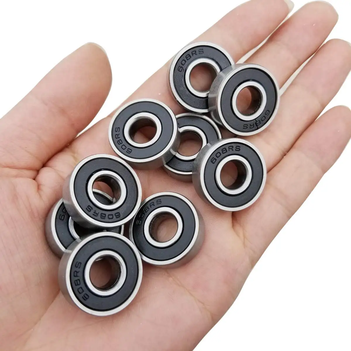 20Pcs 608-RS 608RS Kugellager Doppel Gummi Sealed Shielded 8mm x 22mm 7mm Miniatur-rillenkugellager 608 2RS Lager