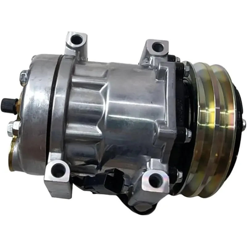 

12V AC Air Conditioner Compressor 415-2557 CA4152557 For Caterpillar Excavator 308E2CR 308E2CR Truck CT660 Engine C2.6 C3.3B