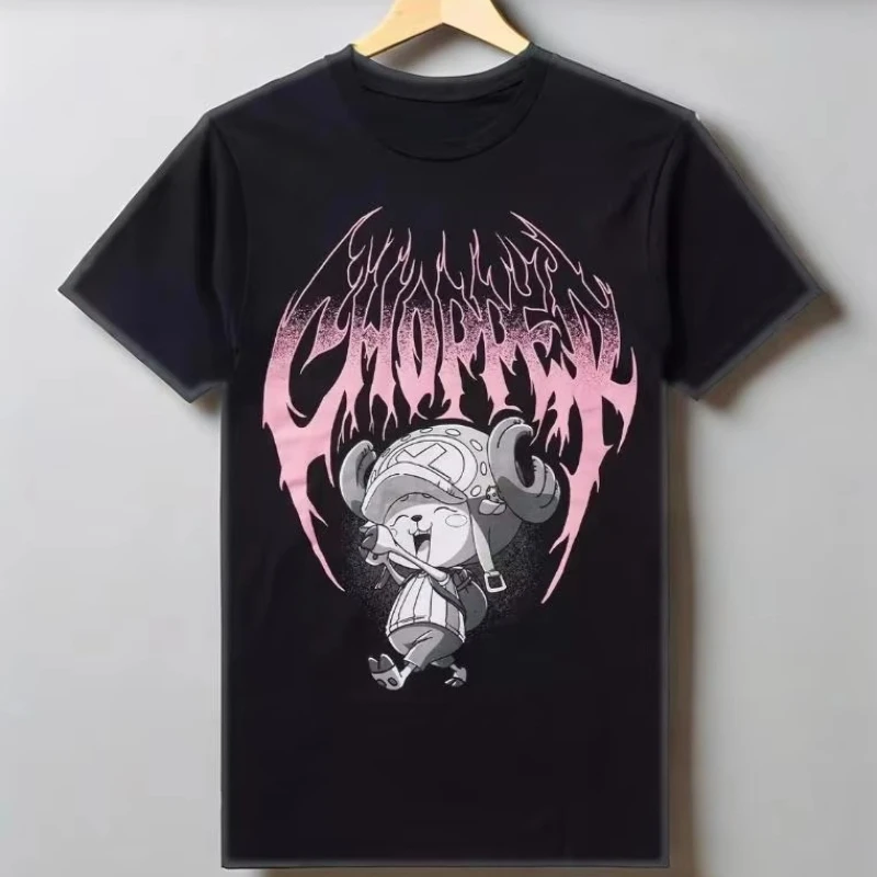 One Piece Anime Tony Tony Chopper Bedrucktes T-Shirt Herren- und Damen-T-Shirt Herren-Top Sport-T-Shirt 2026 Sommer Neues T-Shirt