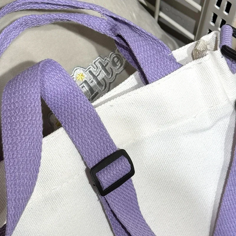 2025 جديد المرأة أنيمي Kpop شيطان الصيادين حقيبة كروسبودي Y2K الوردي الأبيض مربع حقيبة ساعي الكورية طالب في سن المراهقة حقيبة كتف #5