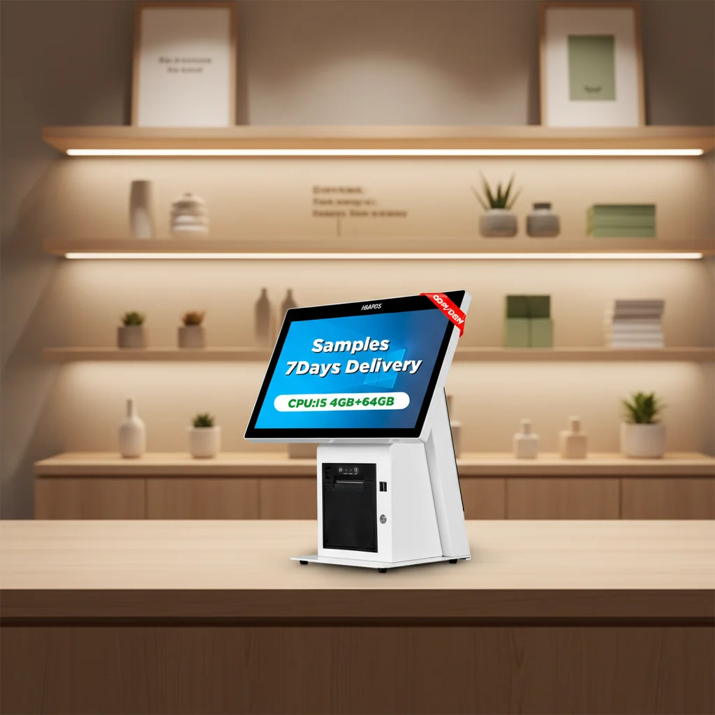 

ATV&UTVHBA-Q5 POS Cash Register All in One POS System with Built-in Printer, Cutter and Management Software for Your Shop.