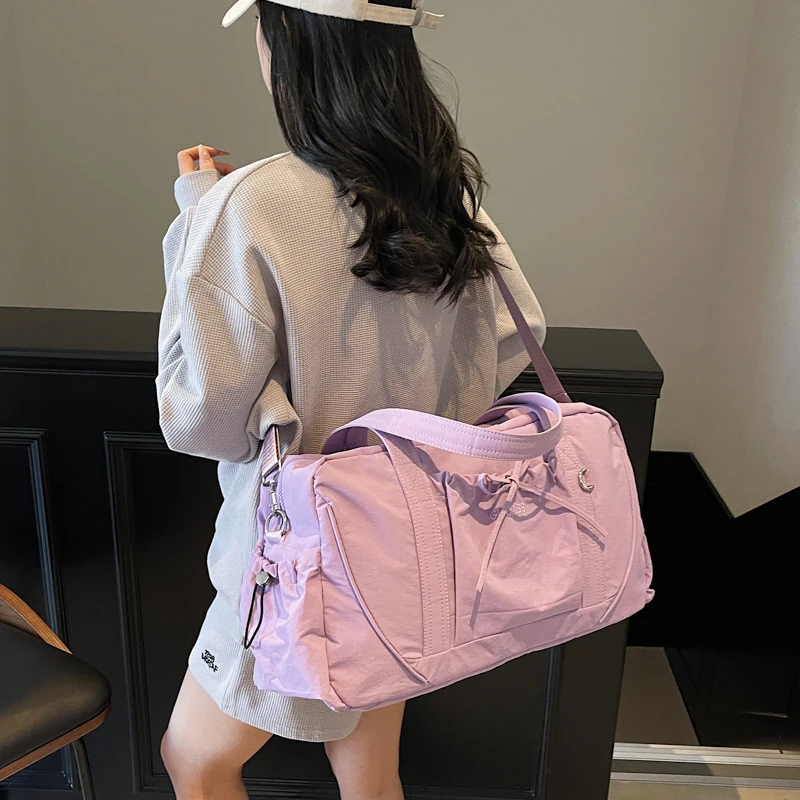 

Large Capaci Ox Cloth Handbag Women's Faion Casual op Bag Travel Suitcase Bag for Busin Trips And Travel