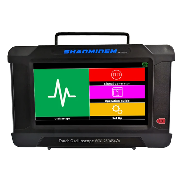 

SMTO502S 250Mhz Oscilloscope 2 Analog Channels Origin Type Bandwidth 50MHz Osciloscopio