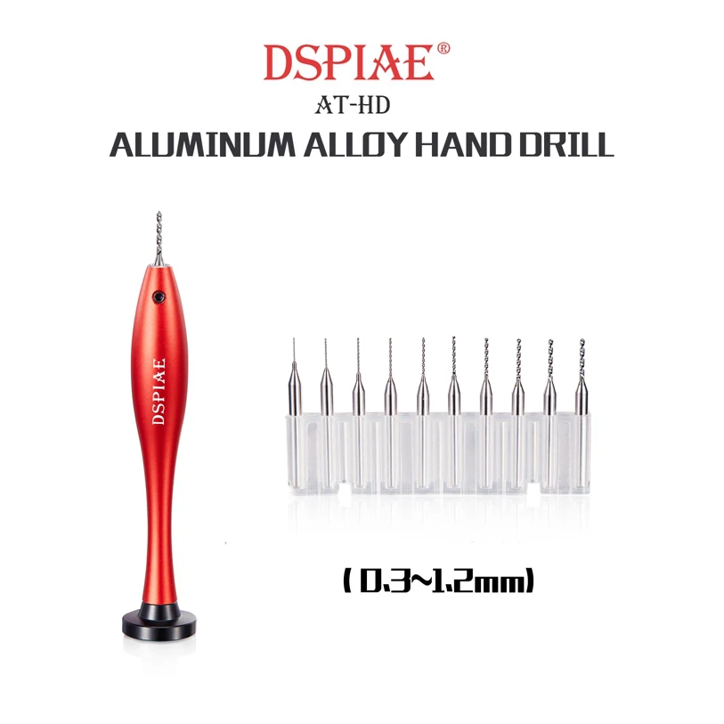 DSPIAE Model Metal Hand Drill  Set Model Gundam Drilling Hobby Modeling Tools