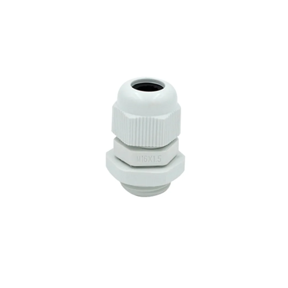 

10Pcs M16x1.5 Waterproof Cable Gland White Polyamide Sealing Range 50-100mm Eco Plastic Jsm16kvs-G Dimensions M16x15