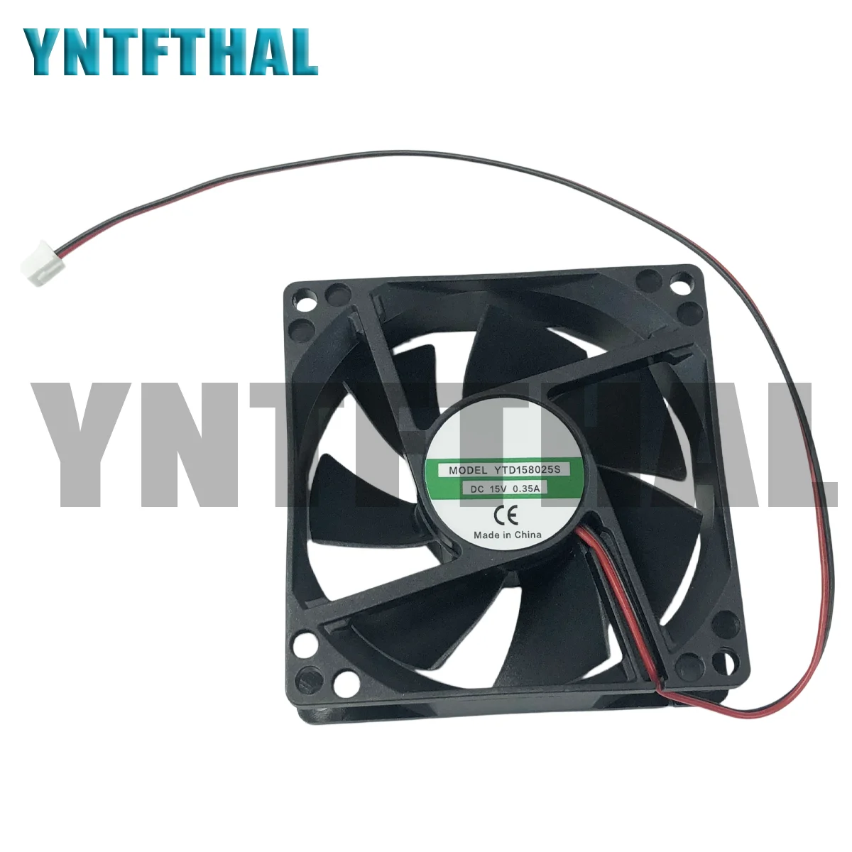 

Genuine new for YTD158025S DC 15V 0.35A 2-wire 80x80x25mm Cooling Fan