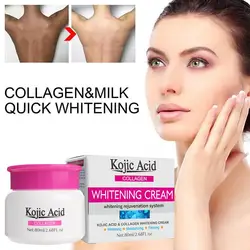 Kojic Acid Whitening Cream Moisturizing Face Body Underarm Bleaching Cream For Legs Knees Private Part Lightening Cream Brighten