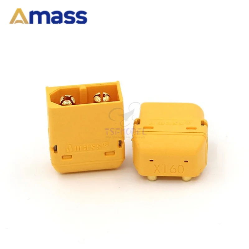 AMASS XT60PW PCB Power Connector XT60 Recumbent Board Circuit Board Plug For RC Accessories