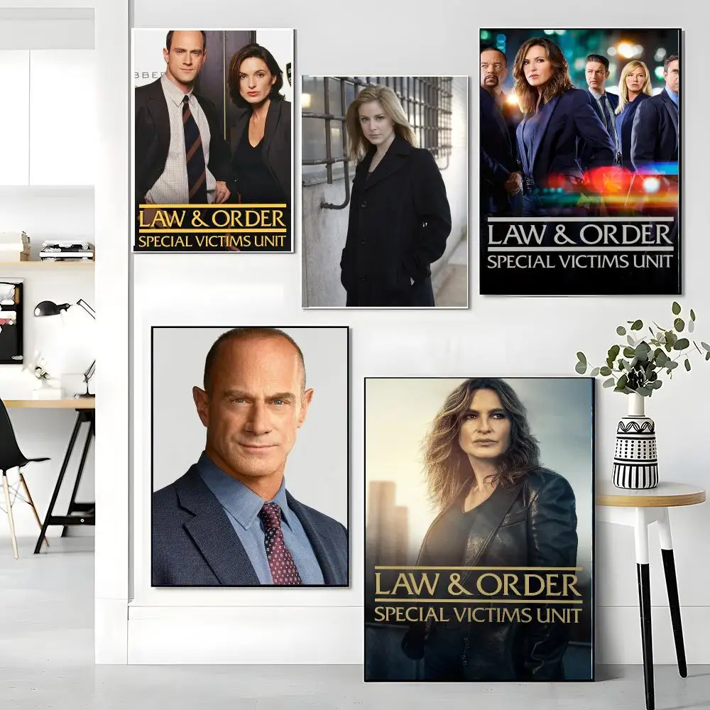tv series L-Law and Order SVU-U Painting Calligraphy Artwork for Living Room Bedroom Office Home Decor