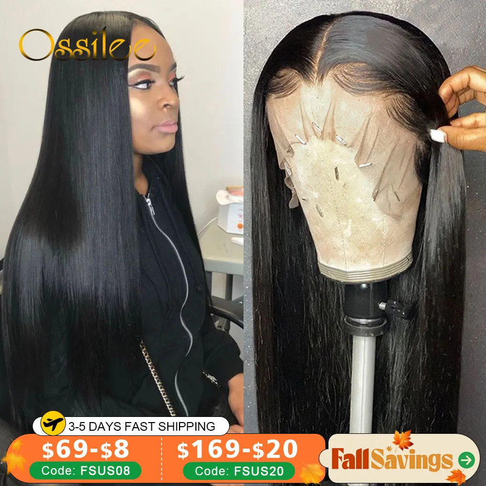 Pre Cut Lace Wig Human Hair Ready to Wear Transparent 13x4/13x6 Lace Front Human Hair Pre Plucked Pre Cut 5X5 Lace Closure Wig