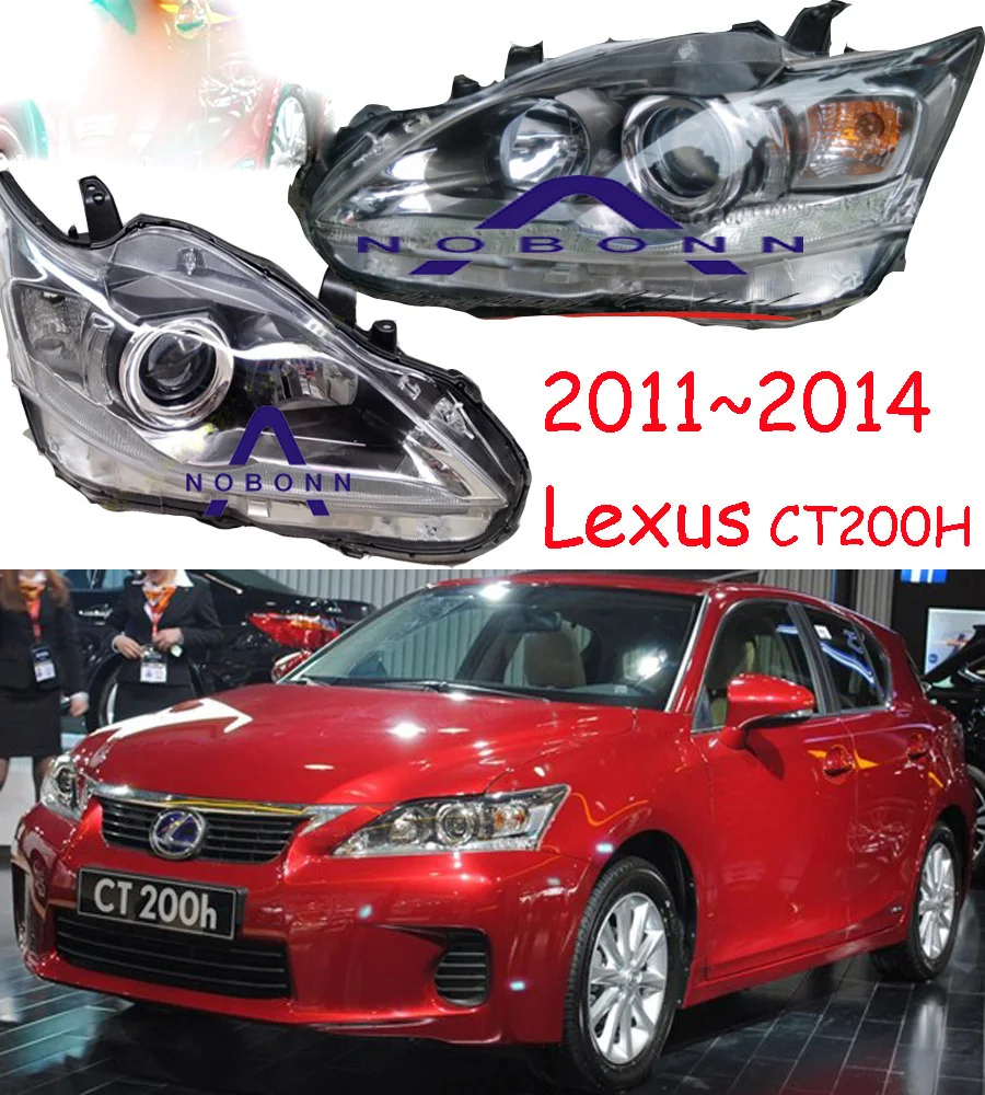 1pcs car bumpe headlamp for Lexus CT200 headlight 2011~2014y head lamp for Lexus CT200h fog light