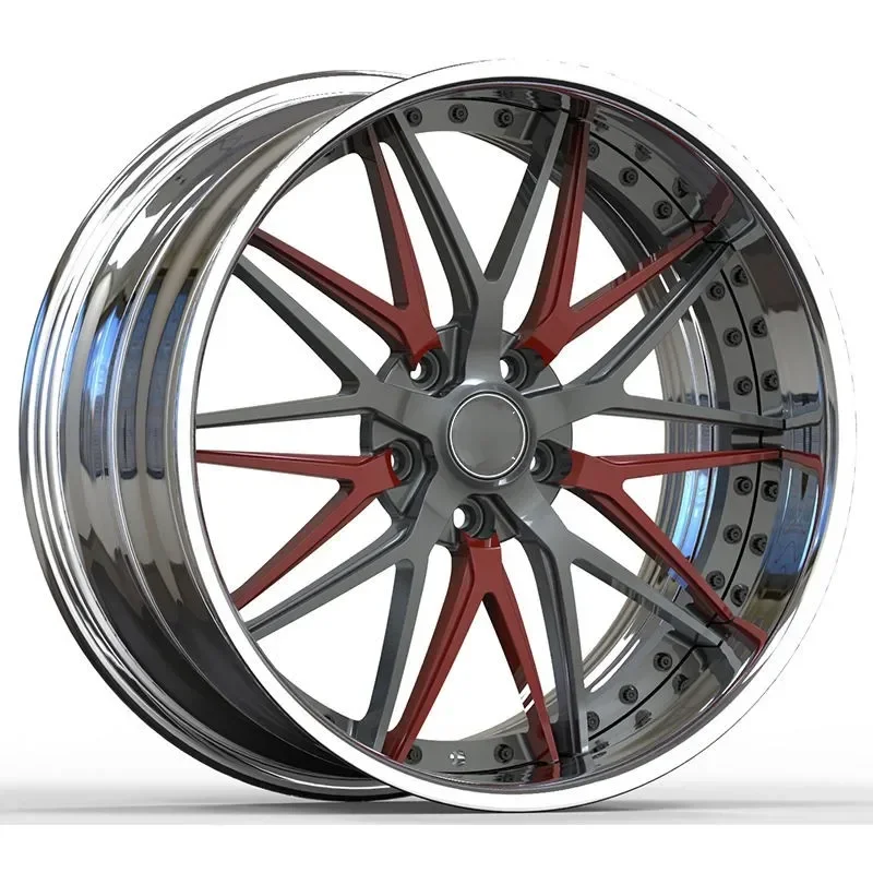 Forged Passenger Car Wheels 17 18 19 20 21 22 Inch Rims 2 Piece Wheel Vehicle Accessories Car Mags Alloy Wheel Rim