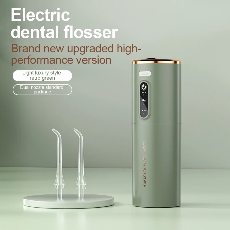 Portable Water Floss USB Rechargeable Oral Irrigator 280ML Electric Tooth Cleaning Device 3 Modes Waterproof Irrigator image 6