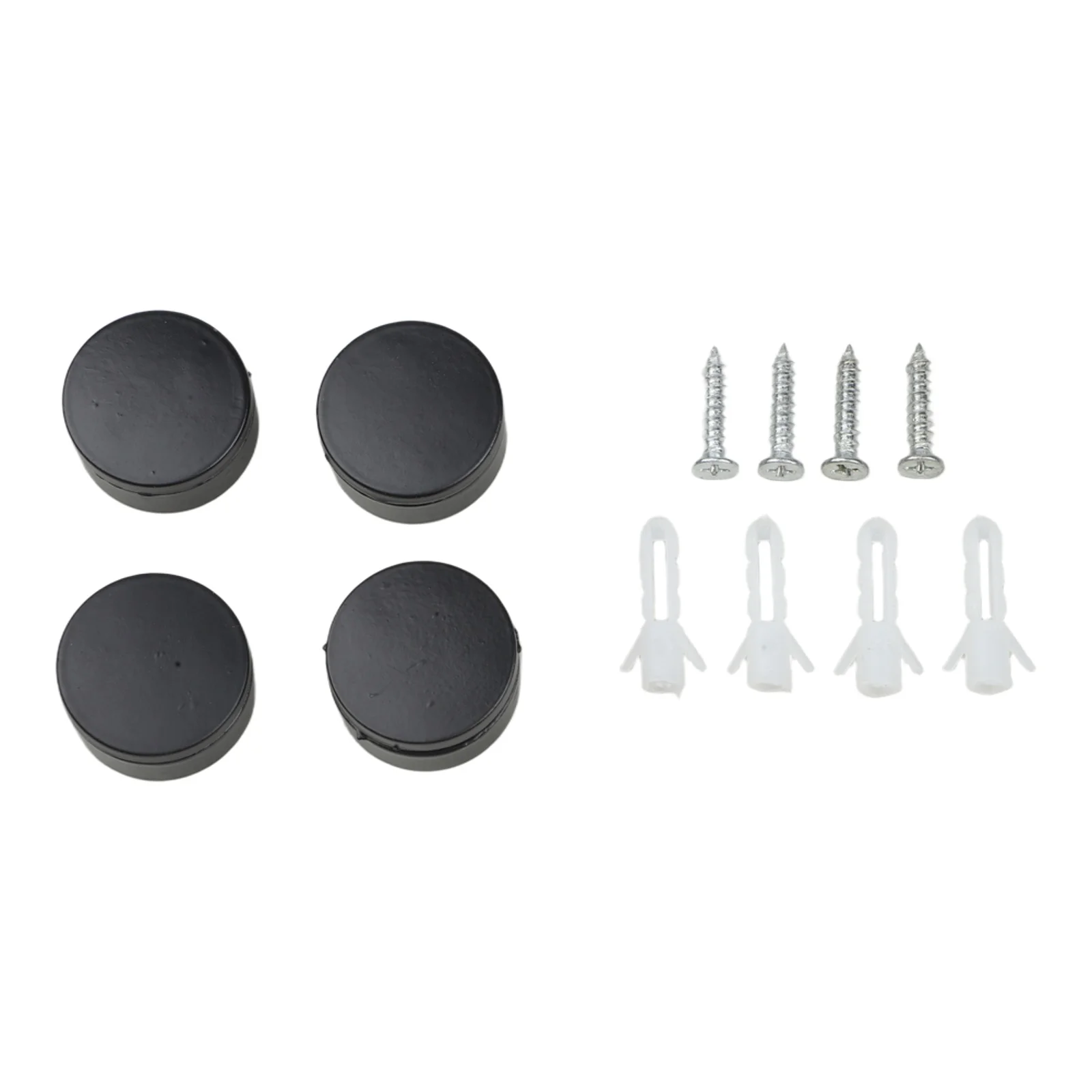 Black Bathroom Mirror Clip Support Clip Fixed Support Easy Installation Process Long-lasting Durability Stylish Bathroom Decor