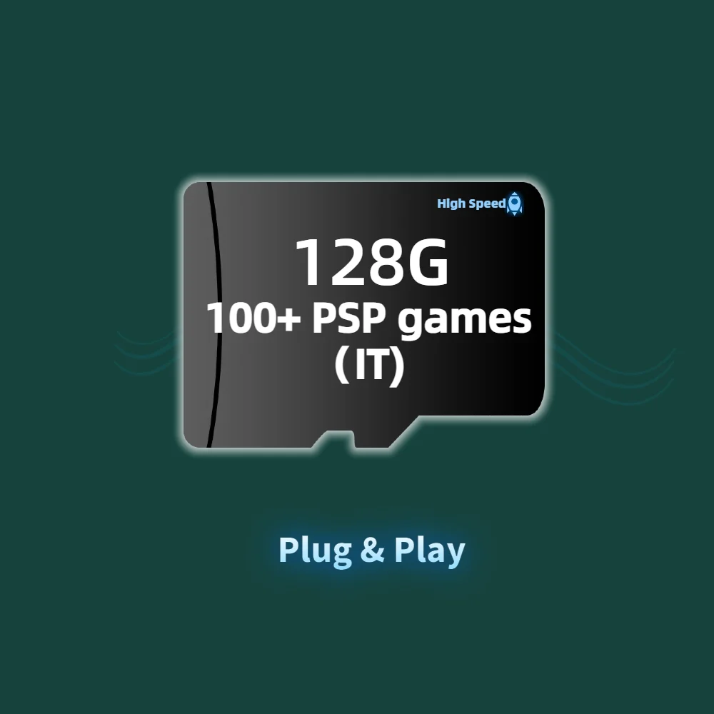 TF-Spielkarte für PSP 3000 PSP 3000 Speicherkarte High Speed Plug&Play Retro-Spiele 128G IT FR ES DE Englisch – Detail 10