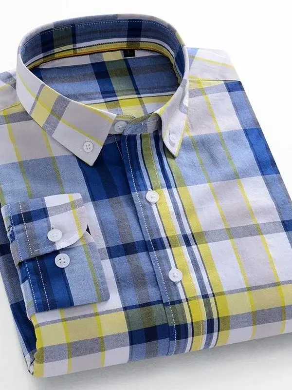 

Slim Fit Korean Fashion Casual Long Sleeve Shirts for Men PU Leather Thickened Nine Points Sleeve Collar CleanFit Style