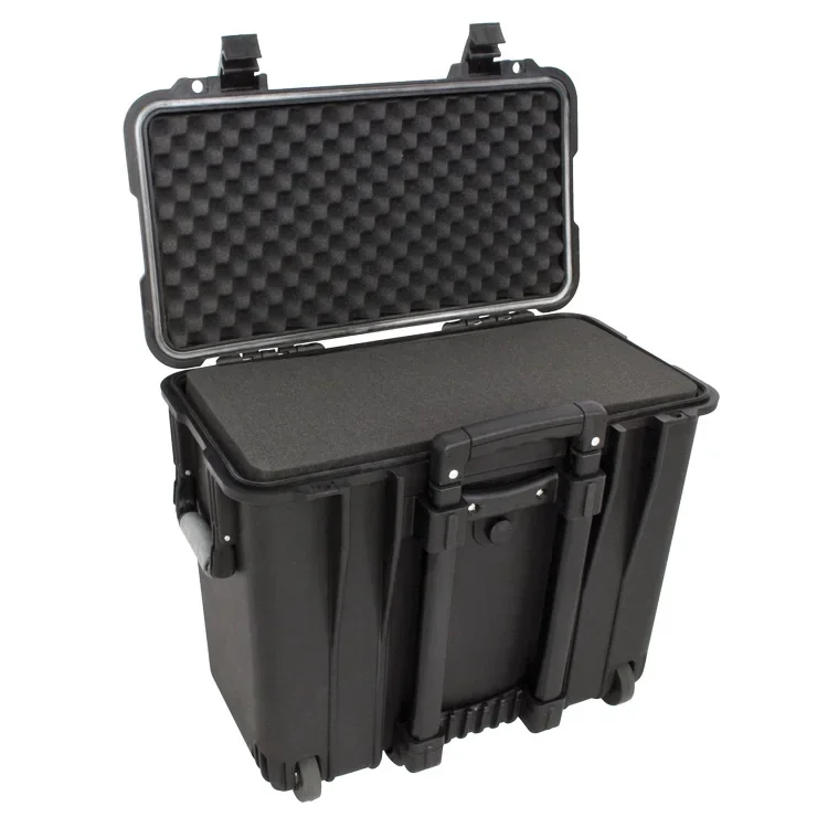 High quality trolley rolling hard protective instrument equipment toolbox large hard case