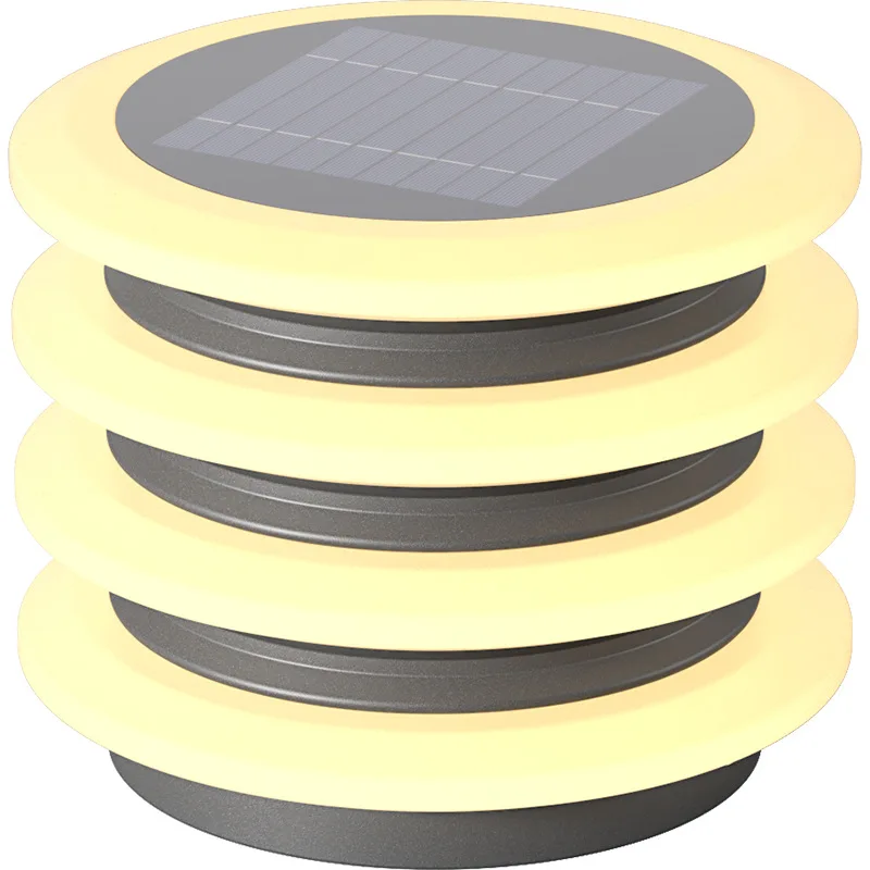 Lampada solare stigma Lampada da pilastro per porta villa impermeabile per esterni Lampada da pilastro da giardino