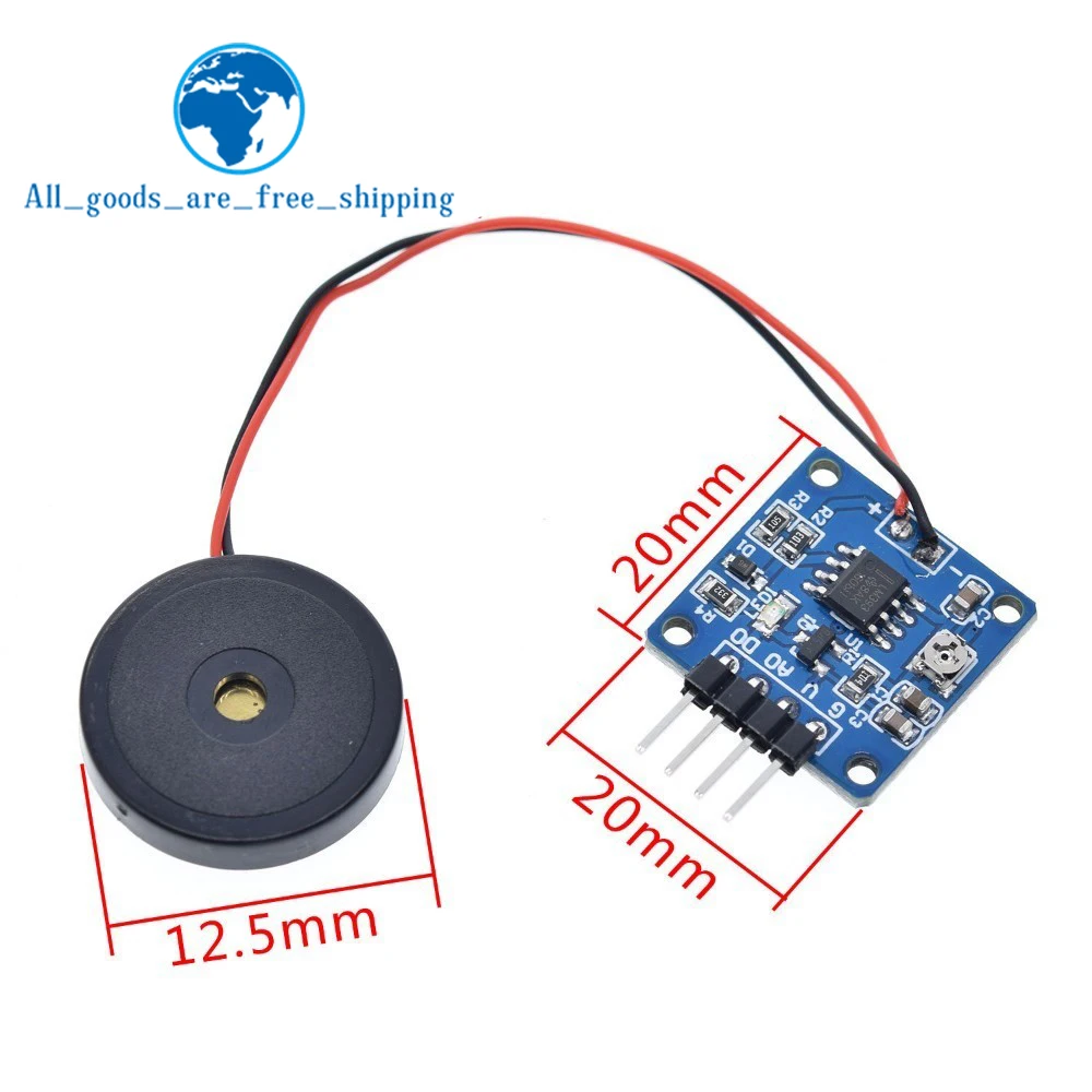 TZT Piezoelectric shock tap sensor Vibration switch module piezoelectric sheet percussion for Arduino 51 UNO MEGA2560 r3 DIY Kit