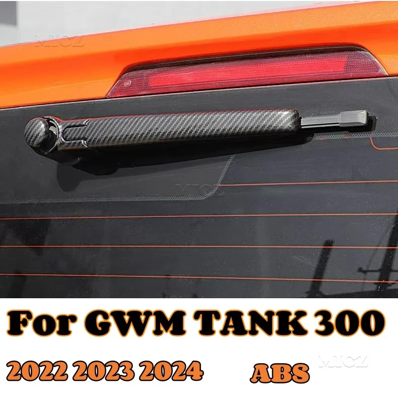 

For GWM TANK 300 Hybrid Accessory ABS Car Rear Windshield Windscreen Wiper Cover Protector Trim Exterior Styling 2022 2023 2024