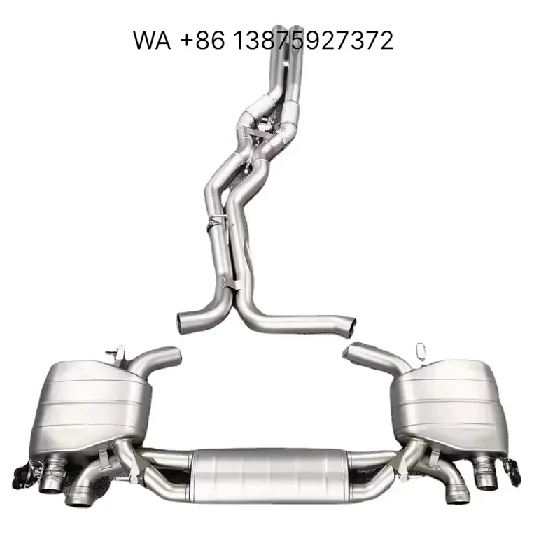 Custom Titanium Exhaust System for A6 C7 High Performance Muffler Pipe Replacement Parts