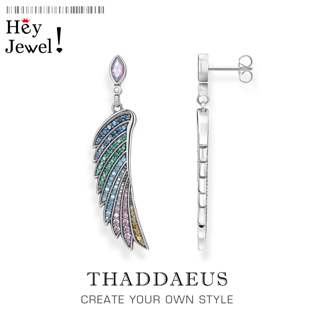 Earrings Bright Hummingbird Wing New Rainbow Bohemia Gift For Women High Quality  Multi-coloured Fine Jewelry