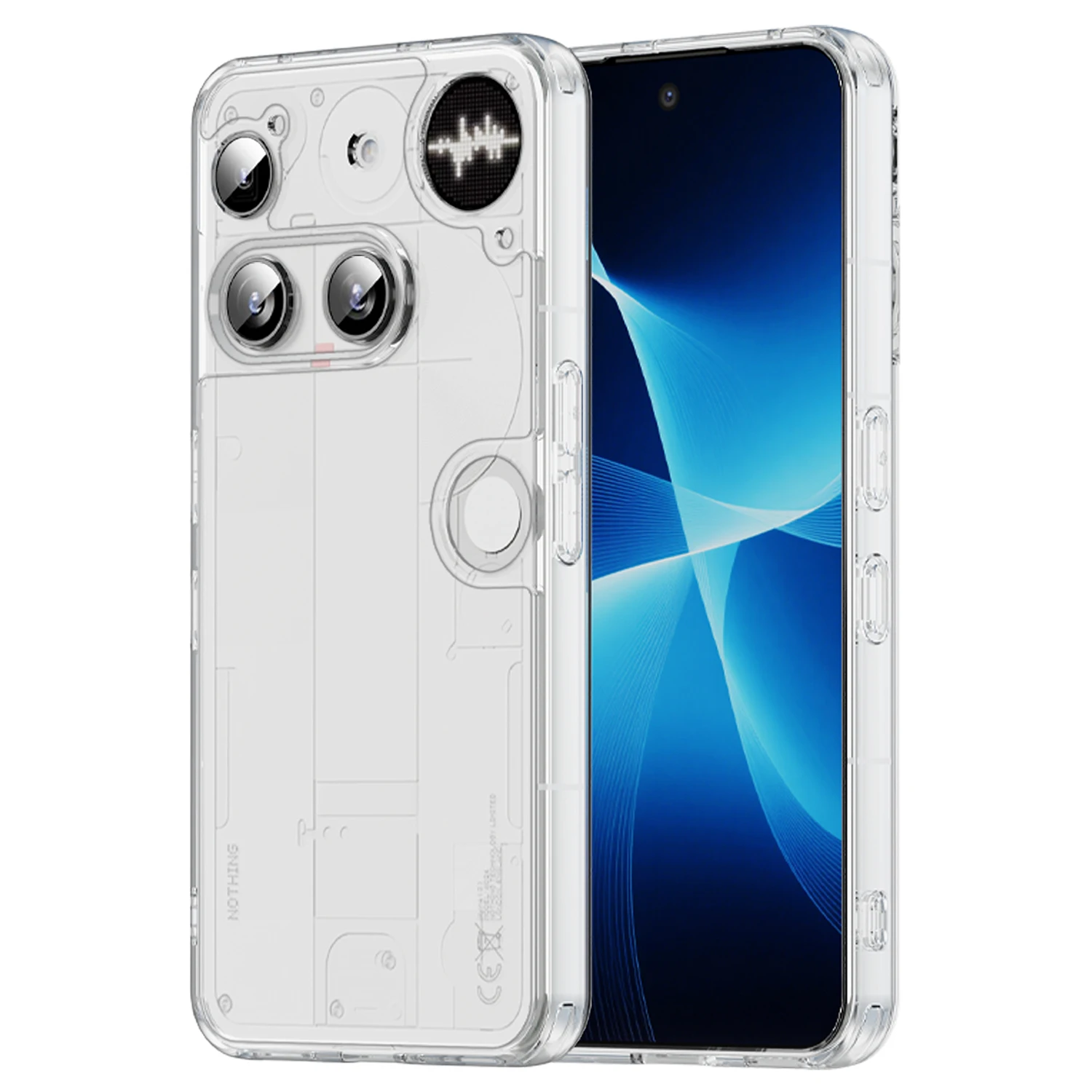 

thin clear phone accessories shockproof Case for Nothing Phone 3 5G 3A Pro Phone3a Phone3