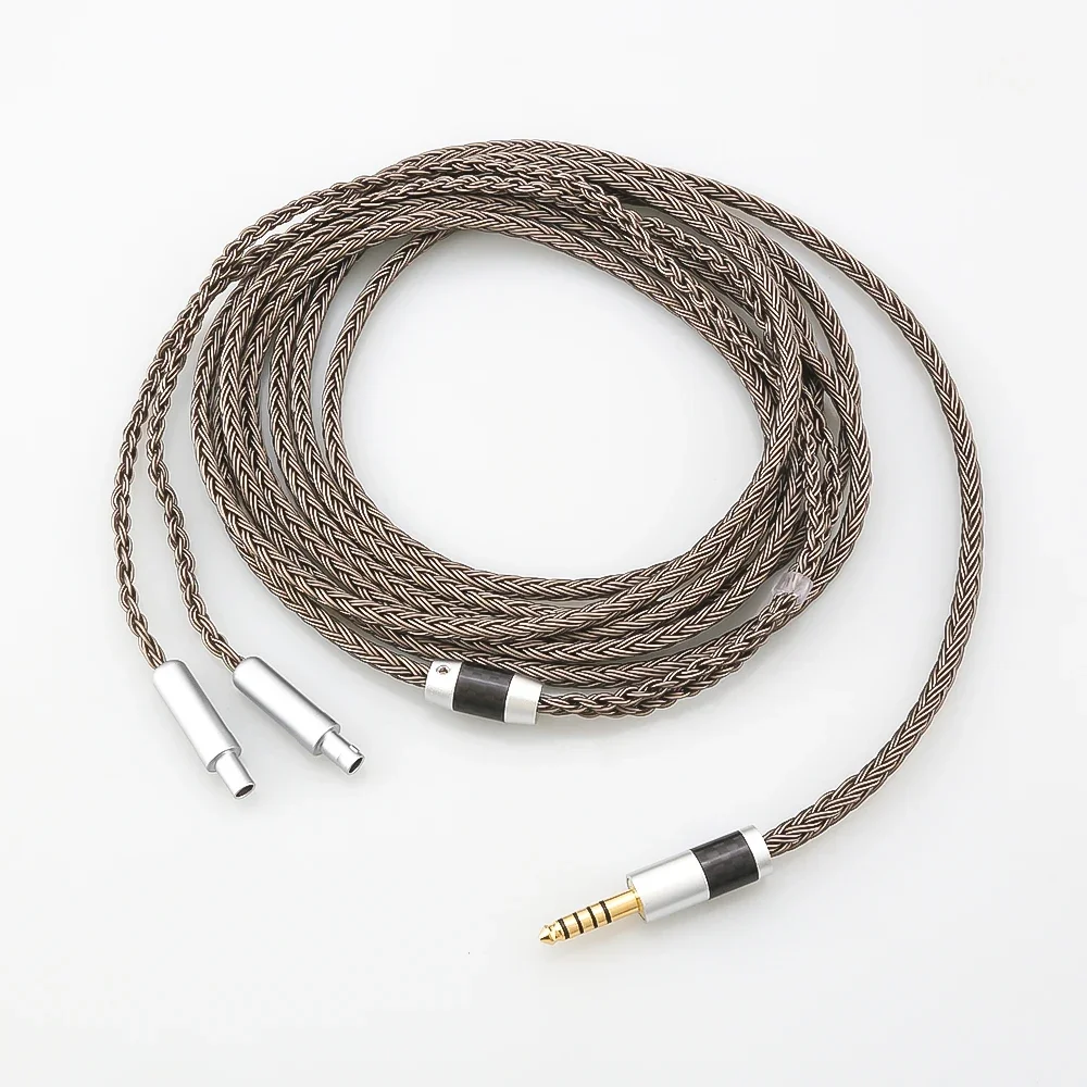 16 Core 2.5/3.5/4.4/6.35mm Male Plug Jack to Headphone Earphone Cable For Sennheiser hd 800 s hd800 hd800s