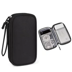 Portable Cable Digital Storage Bags Organizer USB Gadgets Wires Charger Power Battery Zipper Cosmetic Bag Case Accessories Item