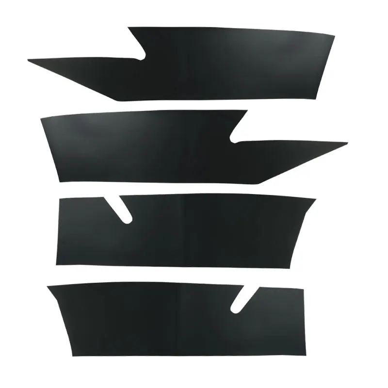 4Pcs Microfiber Leather Front & Rear Door Panel Cover Protective Trim Fit for Mazda 3 2011‑2013