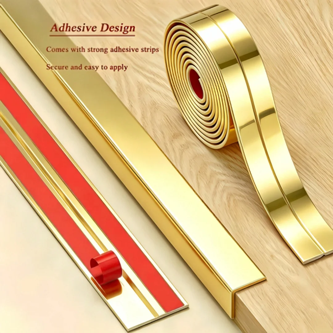 Wall Corner Protector Moulding Trim, Flexible Wall Trim Peel and Stick Trim Molding, Soft PVC Molding Trim Edge Guard